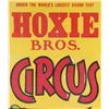 Image 2 : VINTAGE HOXIE BROS. YELLOW CIRCUS POSTER