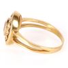 Image 2 : 18K YELLOW GOLD .44CTW RUBY DIAMOND LADIES RING