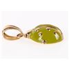 Image 4 : 18K GOLD & ENAMEL YELLOW LADYBUG PENDANT