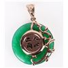 Image 1 : DRAGON FORTUNE GREEN JADE UNISEX PENDANT