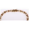 Image 4 : 10K YELLOW GOLD HEART LADIES BRACELET
