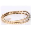 Image 2 : 14K YELLOW GOLD DIAMOND COMPOSITE LADIES BRACELET