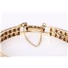 Image 4 : 14K YELLOW GOLD DIAMOND COMPOSITE LADIES BRACELET