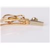 Image 2 : 14K YELLOW GOLD PEARL HINGED LADIES CUFF BRACELET