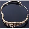 Image 3 : ANTIQUE 14K GOLD VINTAGE PEARL FILIGREE BRACELET