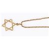 Image 2 : 18K GOLD STAR OF DAVID NECKLACE AND PENDANT
