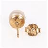 Image 4 : 14K YELLOW GOLD PEARL LADIES EARRINGS