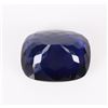 Image 4 : 16.25CT LARGE CUSHION DARK BLUE LOOSE SAPPHIRE