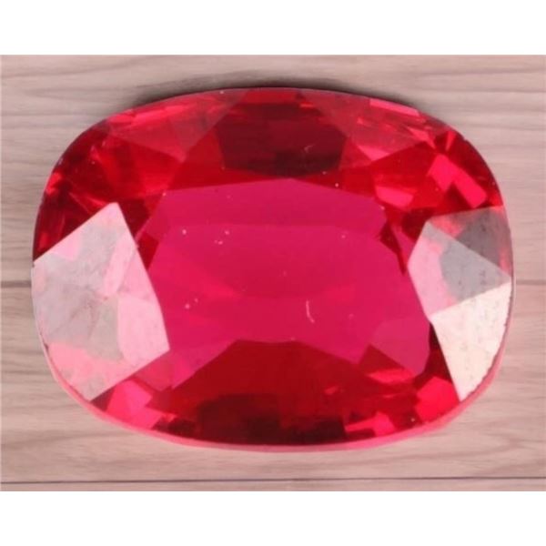 10.00CT RECTANGULAR CUSHION CUT RUBY LOOSE GEM