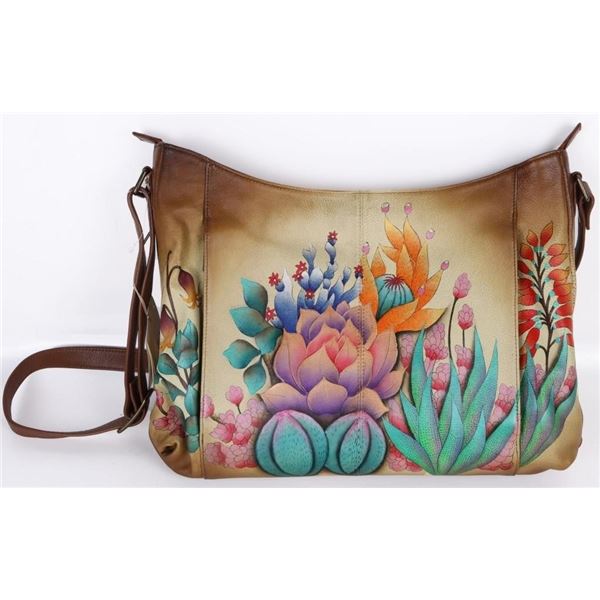 ANUSCHKA LOTUS FLOWER HANDBAG & WALLET PURSE