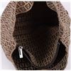 Image 2 : FENDI ZUCCHINO CLOTH & LEATHER HANDBAG