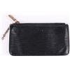 Image 1 : LOUIS VUITTON BLACK EPI POCHETTE CLES COIN PURSE