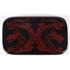 Image 1 : RARE VINTAGE BLACK BAKELITE RED DRAGON BELT BUCKLE