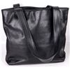 Image 1 : VINTAGE CHANEL BLACK LEATHER SMALL TOTE HANDBAG