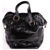 Image 3 : YVES SAINT LAURENT DOWNTOWN PATENT LEATHER HANDBAG