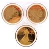 Image 1 : ASSORTED COOK ISLANDS $25 FINE GOLD THIN COINS-(3)