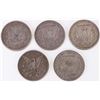 Image 2 : ASSORTED MORGAN SILVER DOLLARS - (5)