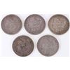 Image 3 : ASSORTED MORGAN SILVER DOLLARS - (5)