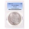 Image 1 : RARE 1881 CARSON CITY PCGS MS-64 MORGAN DOLLAR