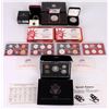 Image 1 : ASSORTED SILVER COMMEMORATIVE COIN SETS - (6)