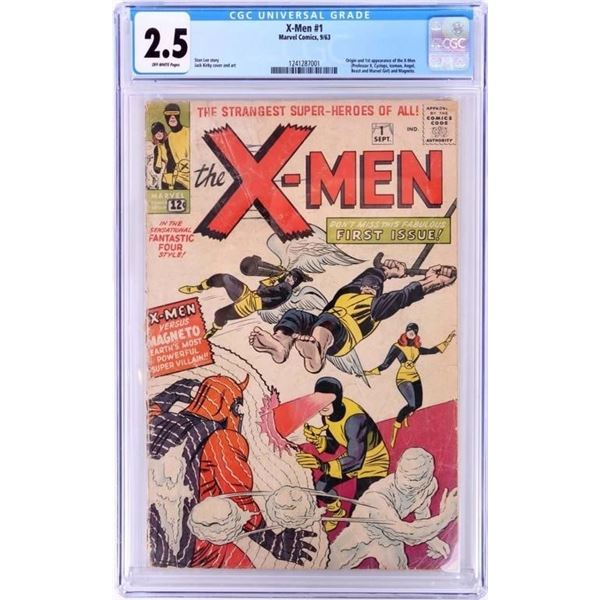 X-MEN #1 (1ST APP X-MEN) COMIC BOOK CGC 2.5