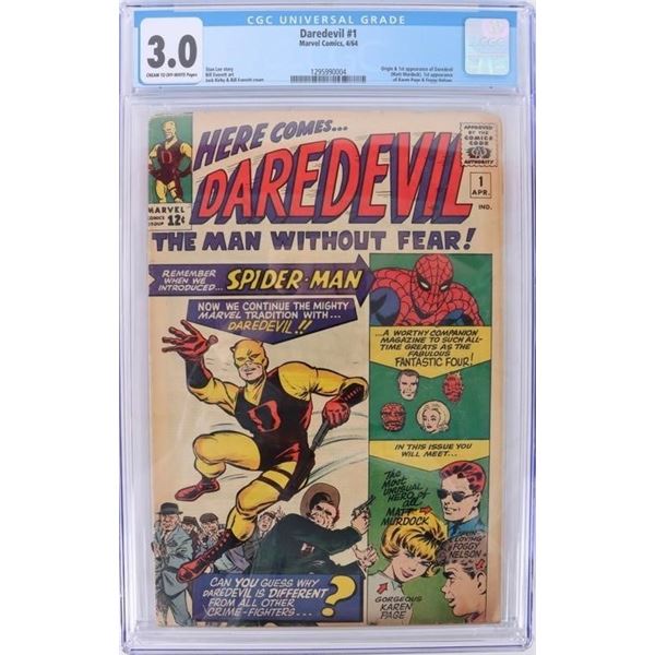 DAREDEVIL #1 (1ST DAREDEVIL) COMIC BOOK CGC 3.0