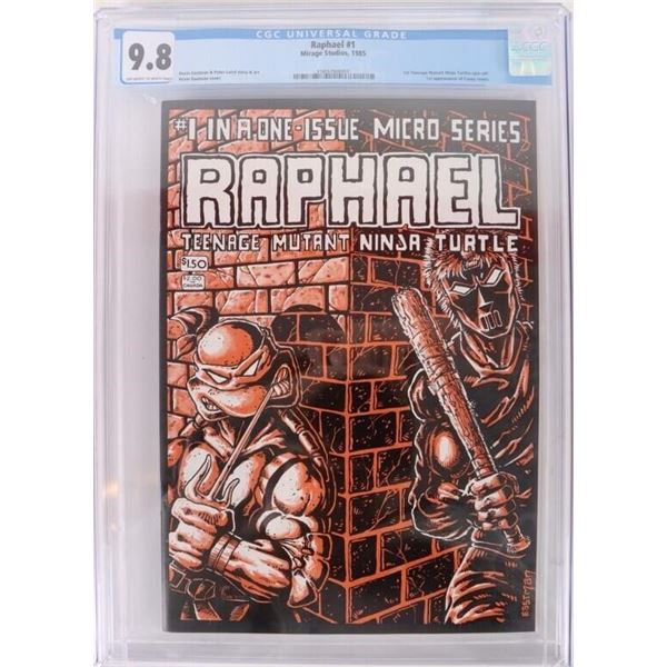 RAPHAEL #1 (1ST TMNT SPIN-OFF) COMIC CGC 9.8