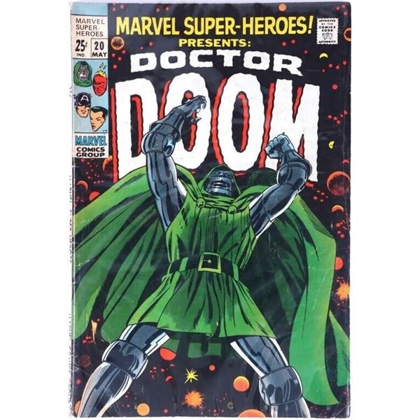 MARVEL SUPER-HEROES #20 (1969) ICONIC DOOM COVER