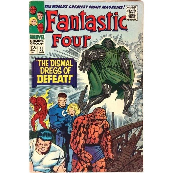 FANTASTIC FOUR #58 (1967 ) DR. DOOM COVER ART