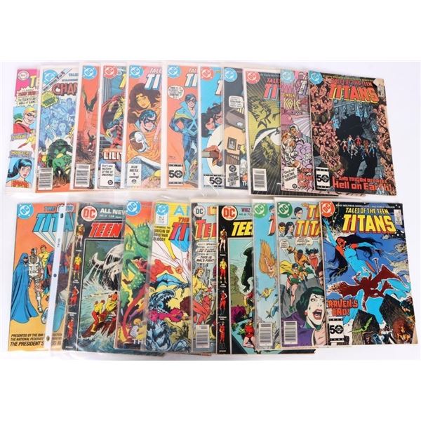 ASSORTED DC TEEN TITANS BRONZE AGE COMICS - (21)