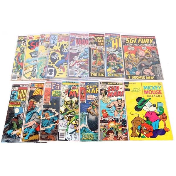 ASSORTED BRONZE AGE COMICS - (15)