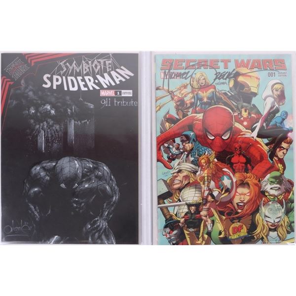 SPIDERMAN SIGNED COMICS WITH COA - LOT OF 2