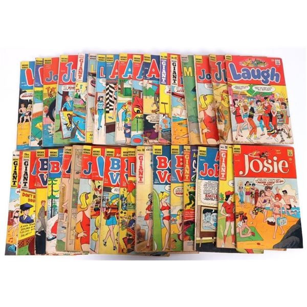 VINTAGE ASSORTED ARCHIE COMIC BOOKS - (35)