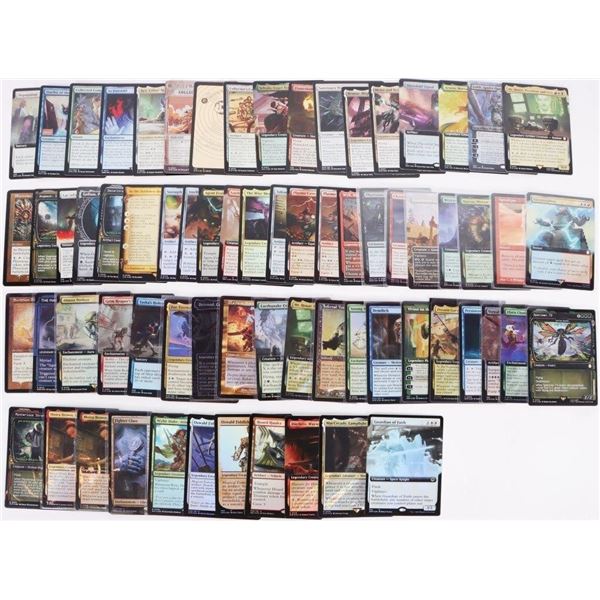 MAGIC THE GATHERING FOIL LARGE LOT SHOWCASE
