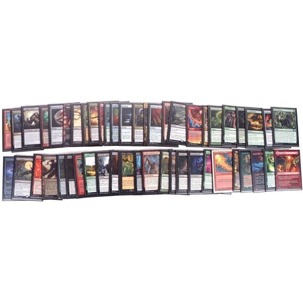 MAGIC THE GATHERING MISCELANEOUS LARGE CARD LOT