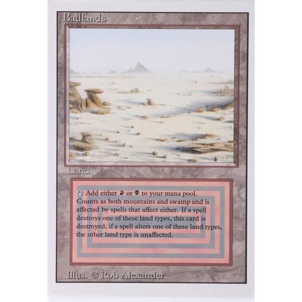 MAGIC THE GATHERING REVISED EDITION BADLANDS