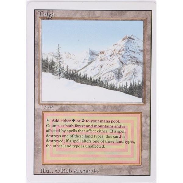MAGIC THE GATHERING REVISED EDITION TAIGA