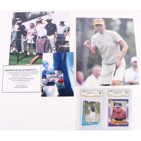 ANNIKA SORENSTAM AUTOGRAPHED PHOTOS & CARDS