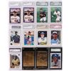 Image 1 : ASSORTED HIGH GRADE SLEEVED BASEBALL CARDS - (12)