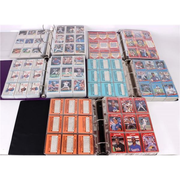 1990'S DONRUSS BASEBALL CARD SETS - LOT OF 5