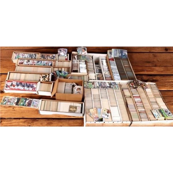 COLLECTOR'S LOT OF 1990'S FOOTBALL CARDS & SETS