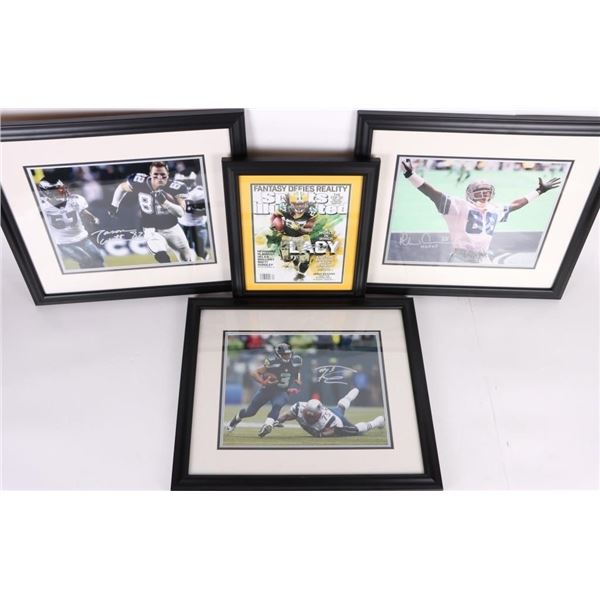 FAMOUS FOOTBALL AUTOGRAPHED PHOTOS & MAGAZINE