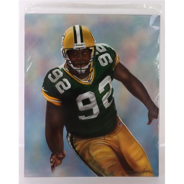 REGGIE WHITE ORIGINAL PAINTING BY GARY LONGORDO