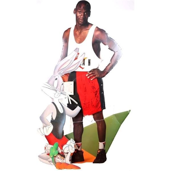 MICHAEL JORDAN & BUGS BUNNY SPACE JAM CARDBOARD