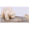 Image 6 : INUIT CARVED POLAR BEARS ON ANTLER BASE C. 1960-70
