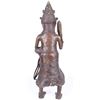 Image 3 : ANTIQUE AFRICAN YORUBA WARRIOR BRONZE STATUE