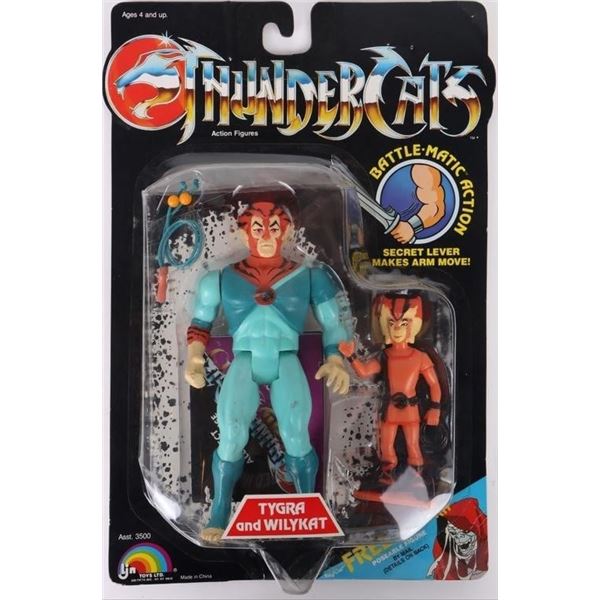 VINTAGE 1986 THUNDERCATS TYGRA & WILYCAT UNOPENED