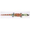 Image 1 : AFRICAN YORUBA HAND-BEADED LIZARD SASH/DECOR
