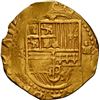 Image 1 : SPAIN, Seville, gold cob 4 escudos, Philip II, assayer Gothic D, NGC AU 55.
