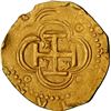 Image 2 : SPAIN, Seville, gold cob 4 escudos, Philip II, assayer Gothic D, NGC AU 55.